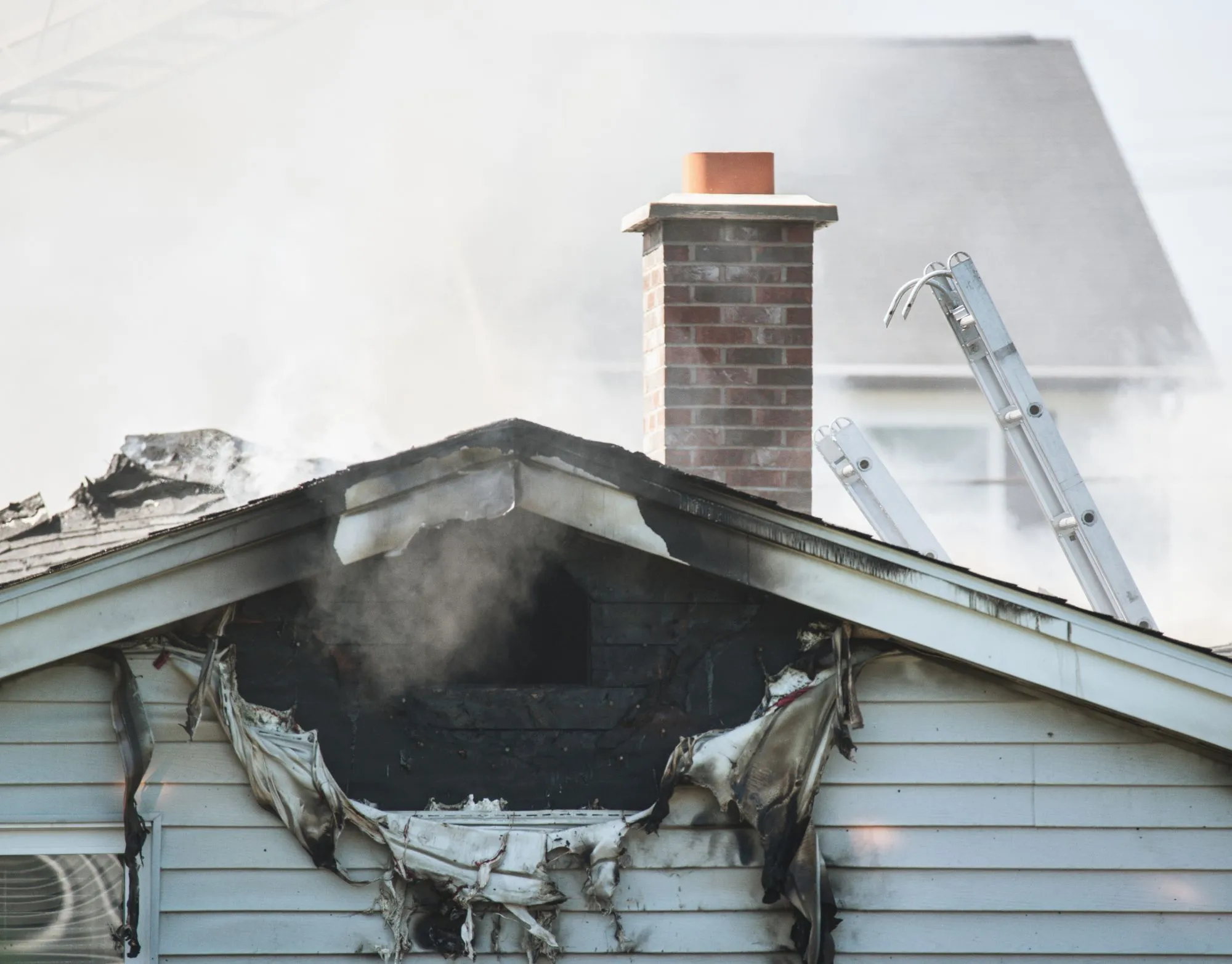 Fire damage restoration